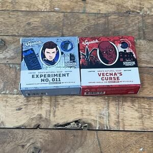 Dr. Squatch Stranger Things Set of 2 Limited Edition Bar Soaps NEW